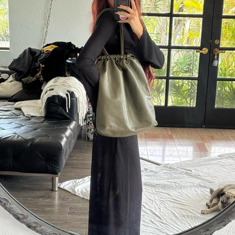 Elegant Olive Green Women's Bag